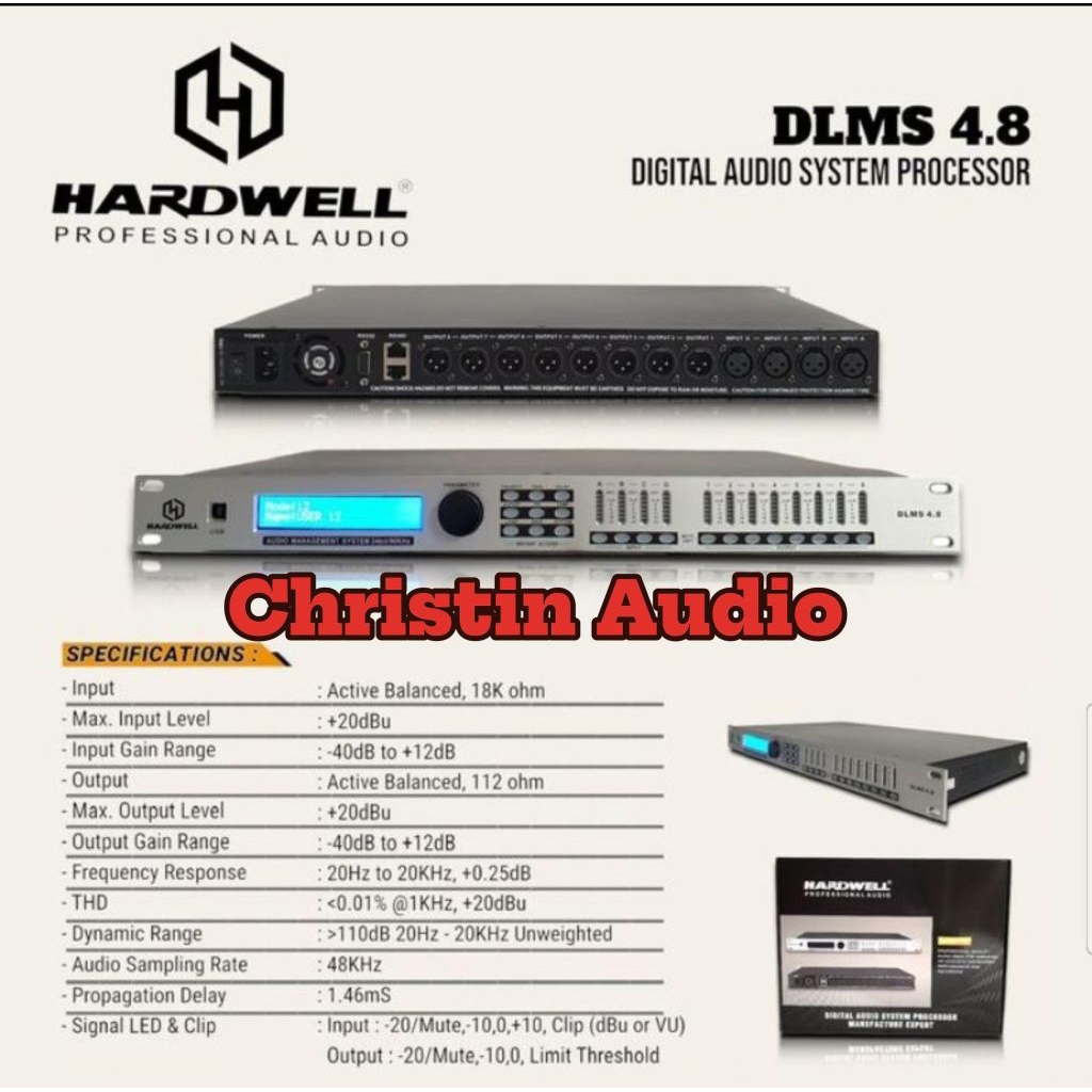Management Pro Hardwell DLMS 4.8 Original 4 In 8 Out DLMS4.8
