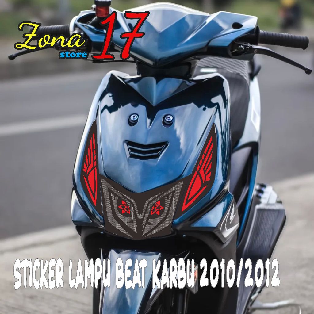 Sticker variasi lampu beat karbu 2010 2012