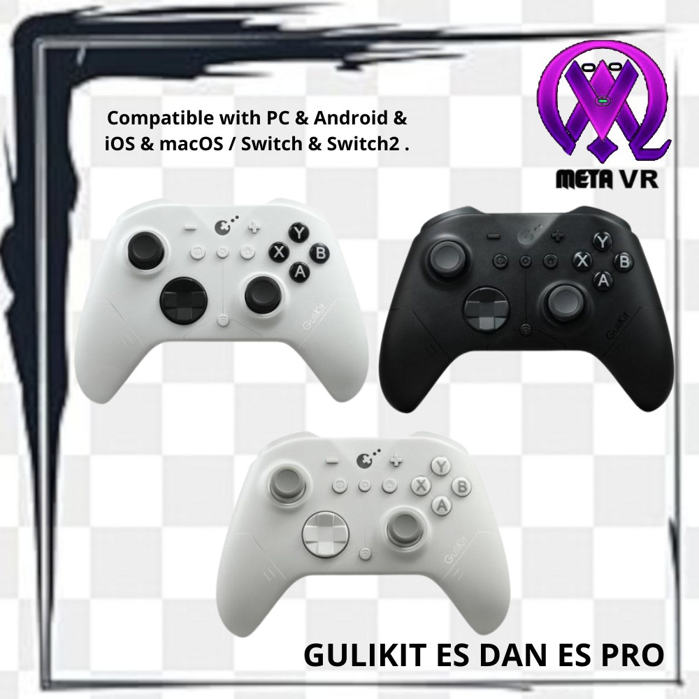 Gulikit ES PRO Wireless Controller TMR Hall Effect Trigger Gamepad Joystick For PC Windows Android S