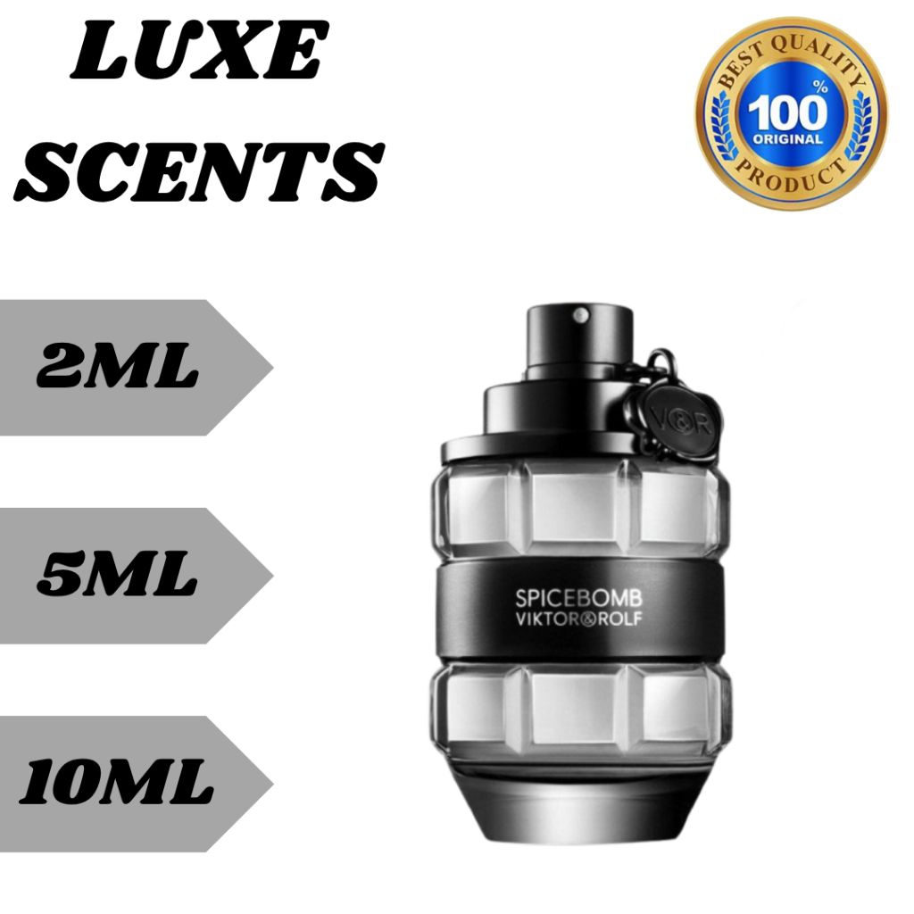 Decant v & r spicebomb 2ml 5ml 10ml