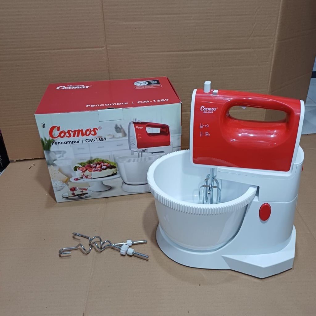 Cosmos Stand Mixer CM 1689 / MIXER Cosmos ORIGINAL CM-1689 / Stand Mixer Murah CM1689