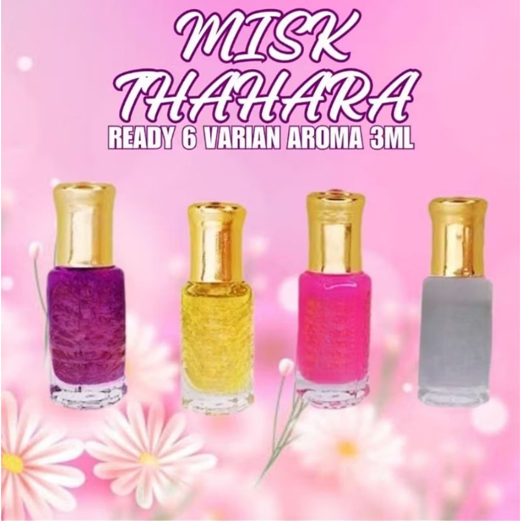 Misk Thaharah | Parfum Musk Thaharah Original 3ml Non Alkohol | Parfum Unisex Tahan Lama