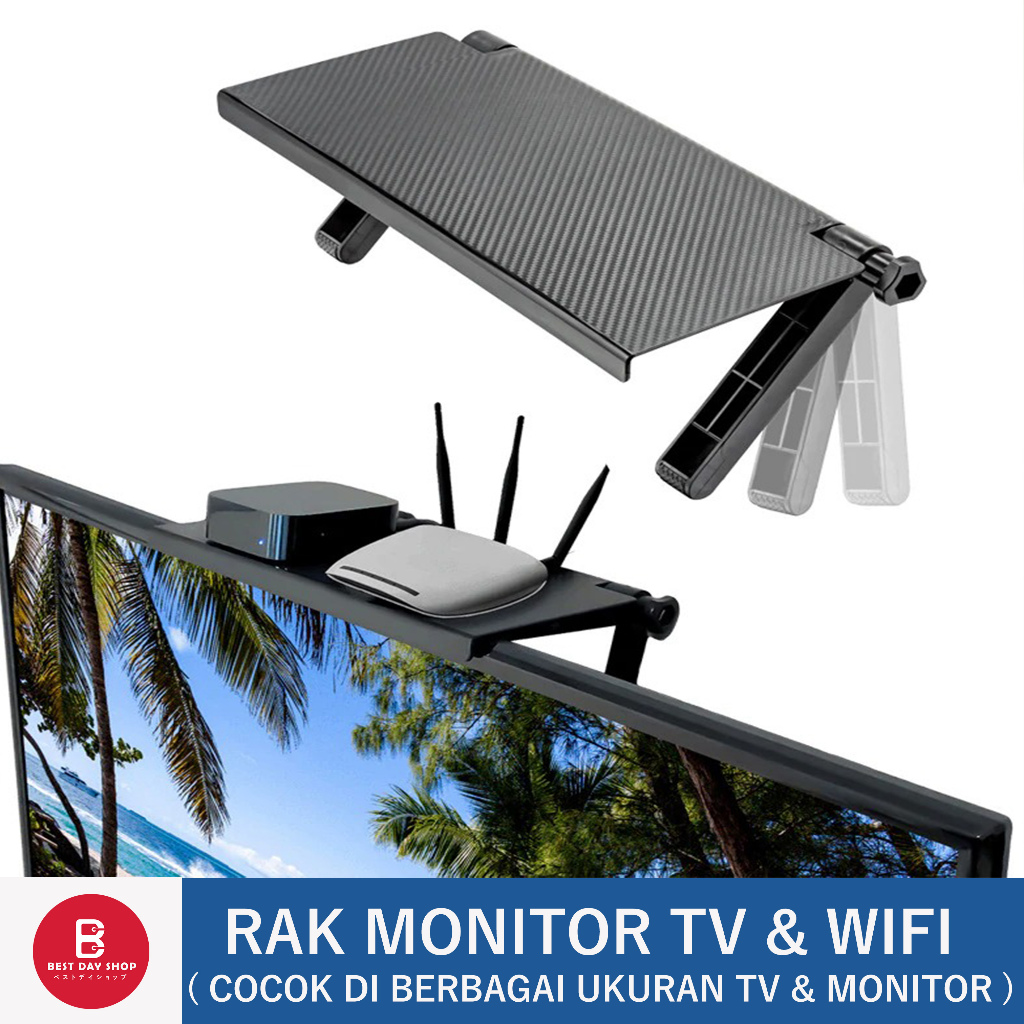 RAK MONITOR TV DAN WIFI / RAK TV SERBAGUNA / RAK STB TV ANDROID / SCREEN TOP SHELF