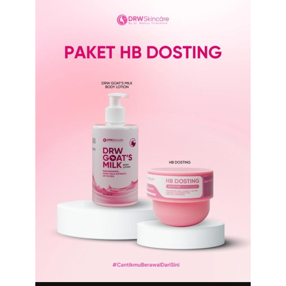 Paket HB Dosting Drw Skincare ( Lotion Siang dan Malam )