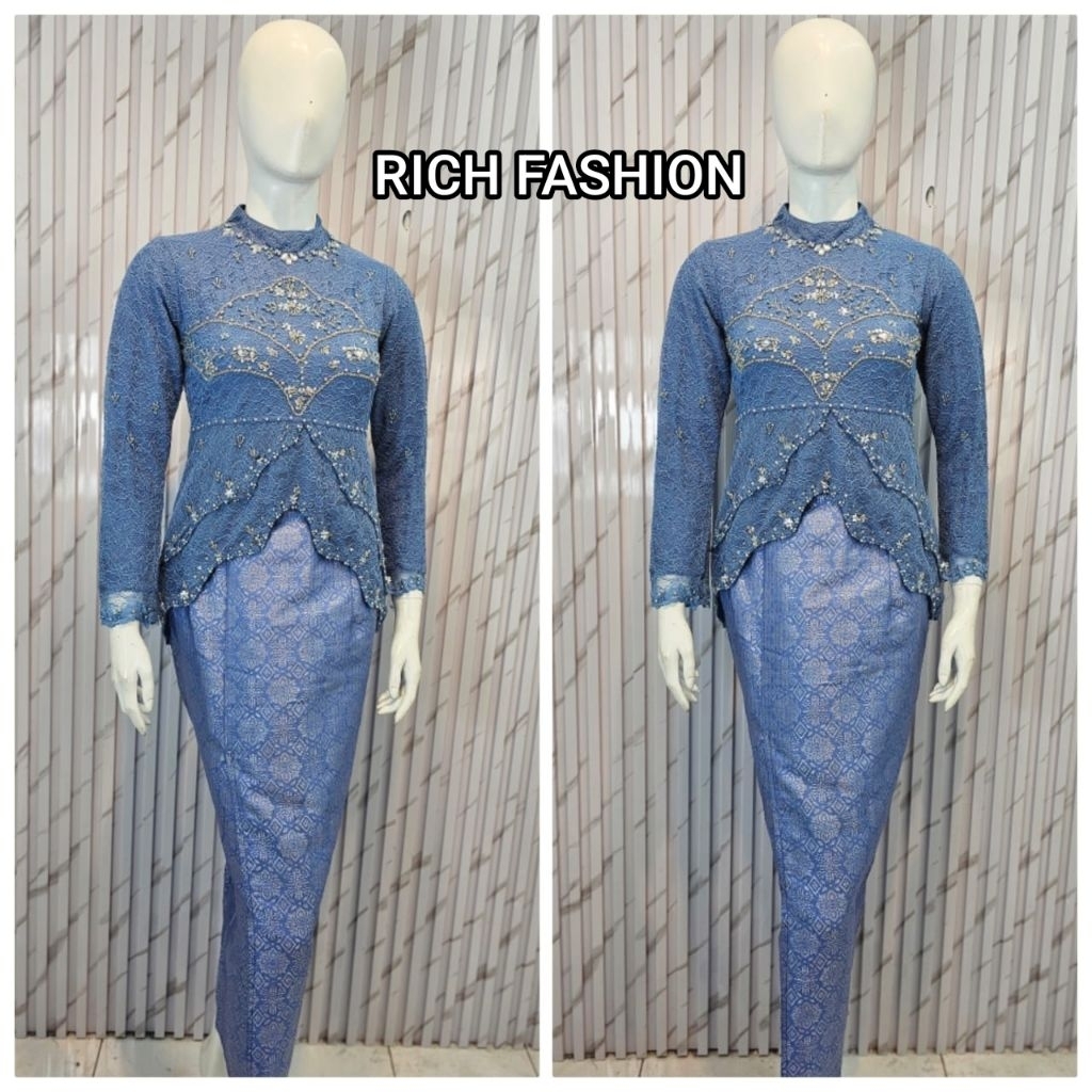 kebaya mutiara full Payet kekinian/ kabaya remaja/ kebaya wisuda kebaya modern