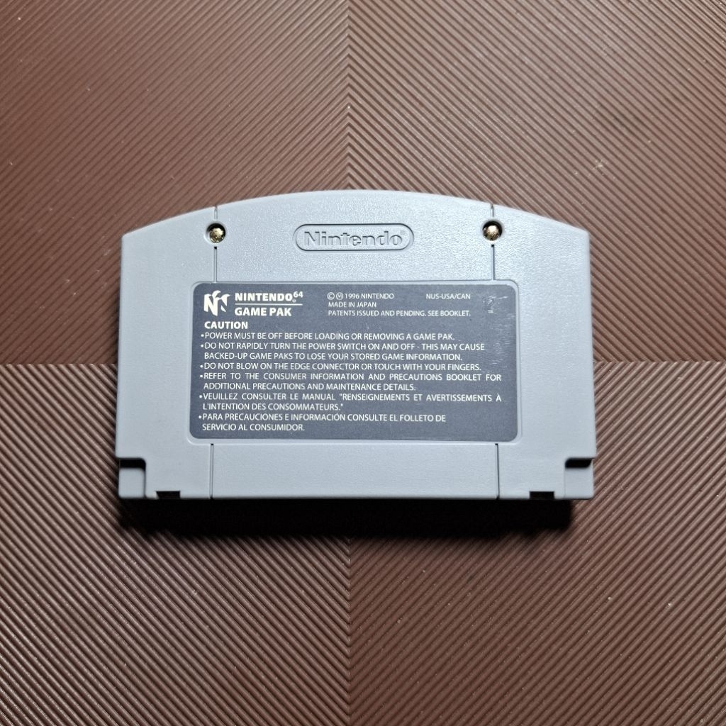 Kaset Nintendo 64 Super Mario 64 Second