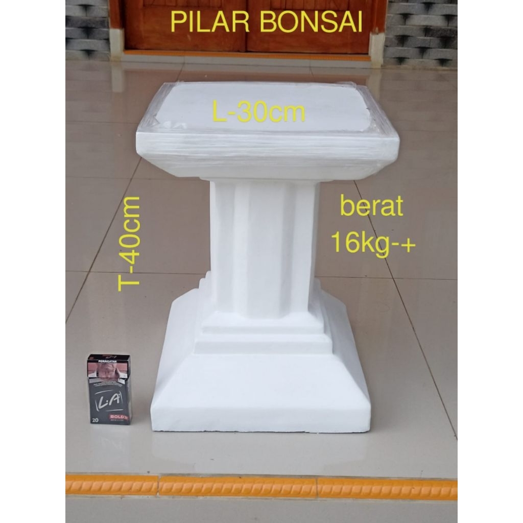 PILAR BONSAI, TIANG PENGHIAS TANAMAN TINGGI 40CM