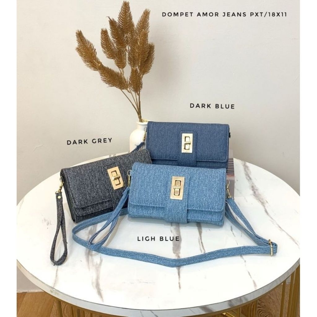 DOMPET PANJANG LIPAT WANITA 2 TALI ELVITA POLOS SAVANA BEXXA CLEVA/DOMPET ELVITA POLOS ELVITA BORDIR