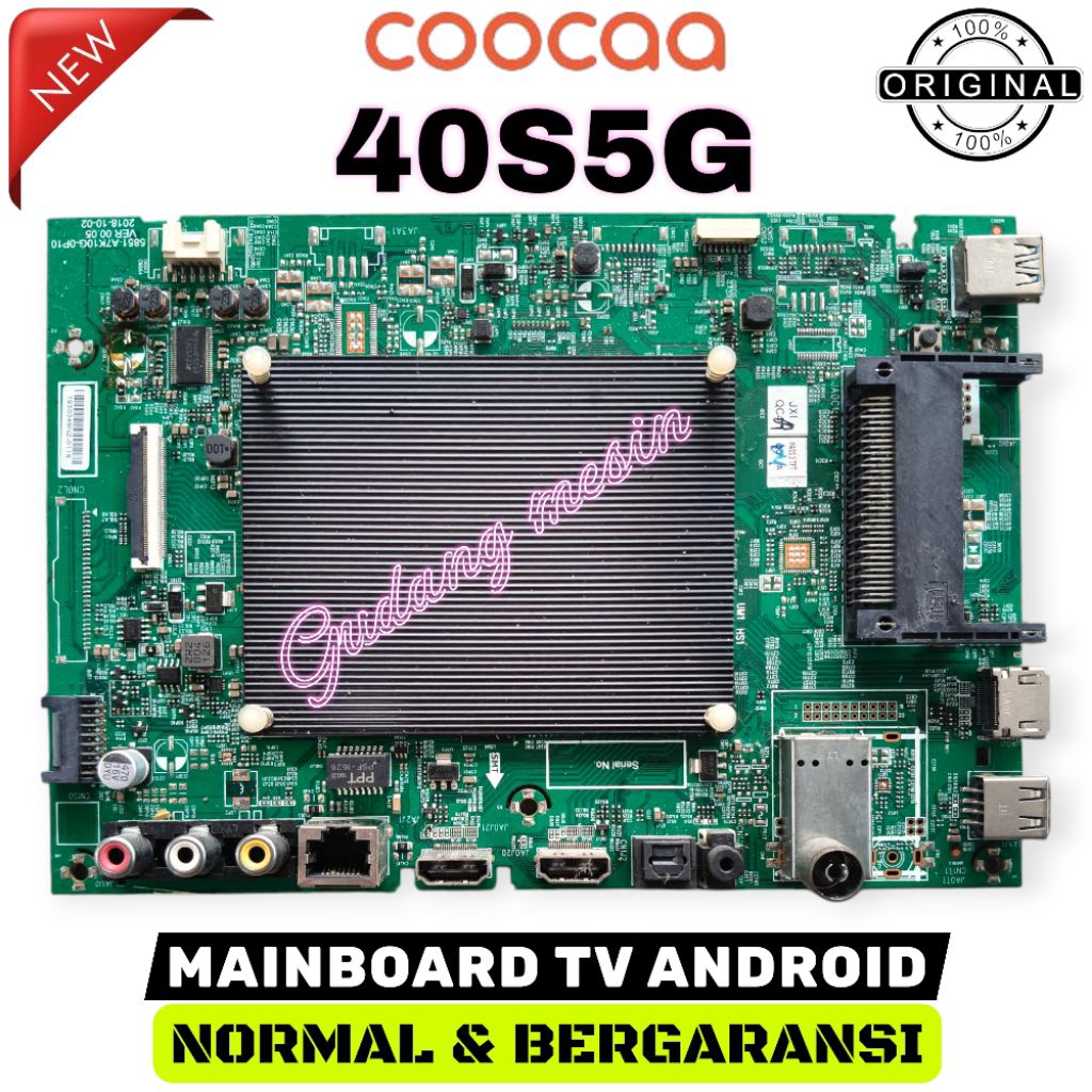 MB TV COOCAA 40S5G / MAINBOARD TV COOCAA 40S5G / MESIN TV COOCAA 40S5G / MODUL TV COOCAA 40S5G / MB 