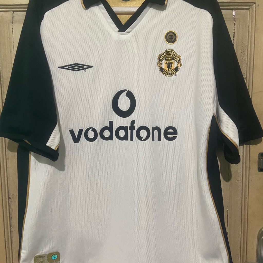 Jersey Original Manchester United Away Centenary 2002