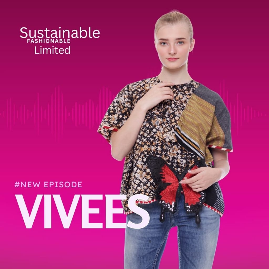 Tunik Batik Karat Detail Origami Lurik ATBM Bordir Kupu