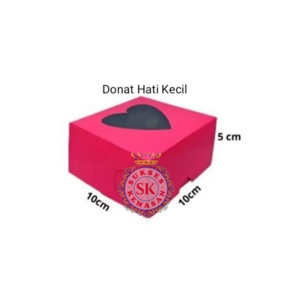 Dus Donat Hati Kecil/Box Kue