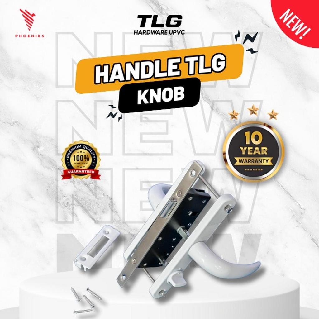 Handle Gagang Pintu Knob Kamar Mandi UPVC – Aksesoris Pintu TLG