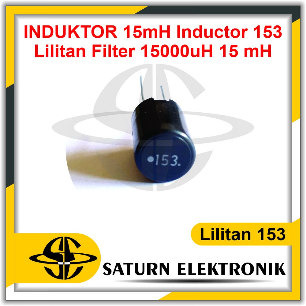 Induktor 15mh induktor radial 15.mh 153 lilitan Induktor 15mH