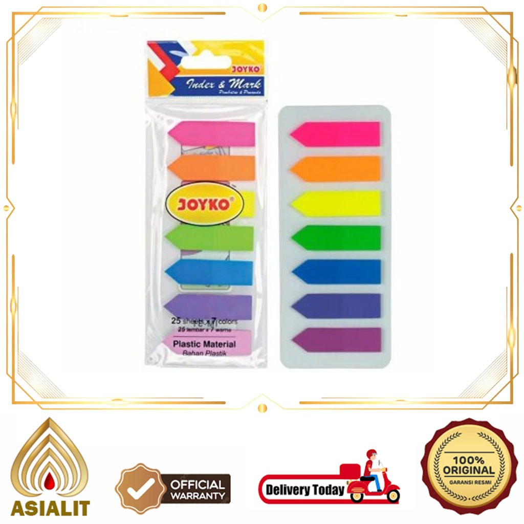 Pembatas Buku Joyko IM31 Index Mark Penanda Warna Warni