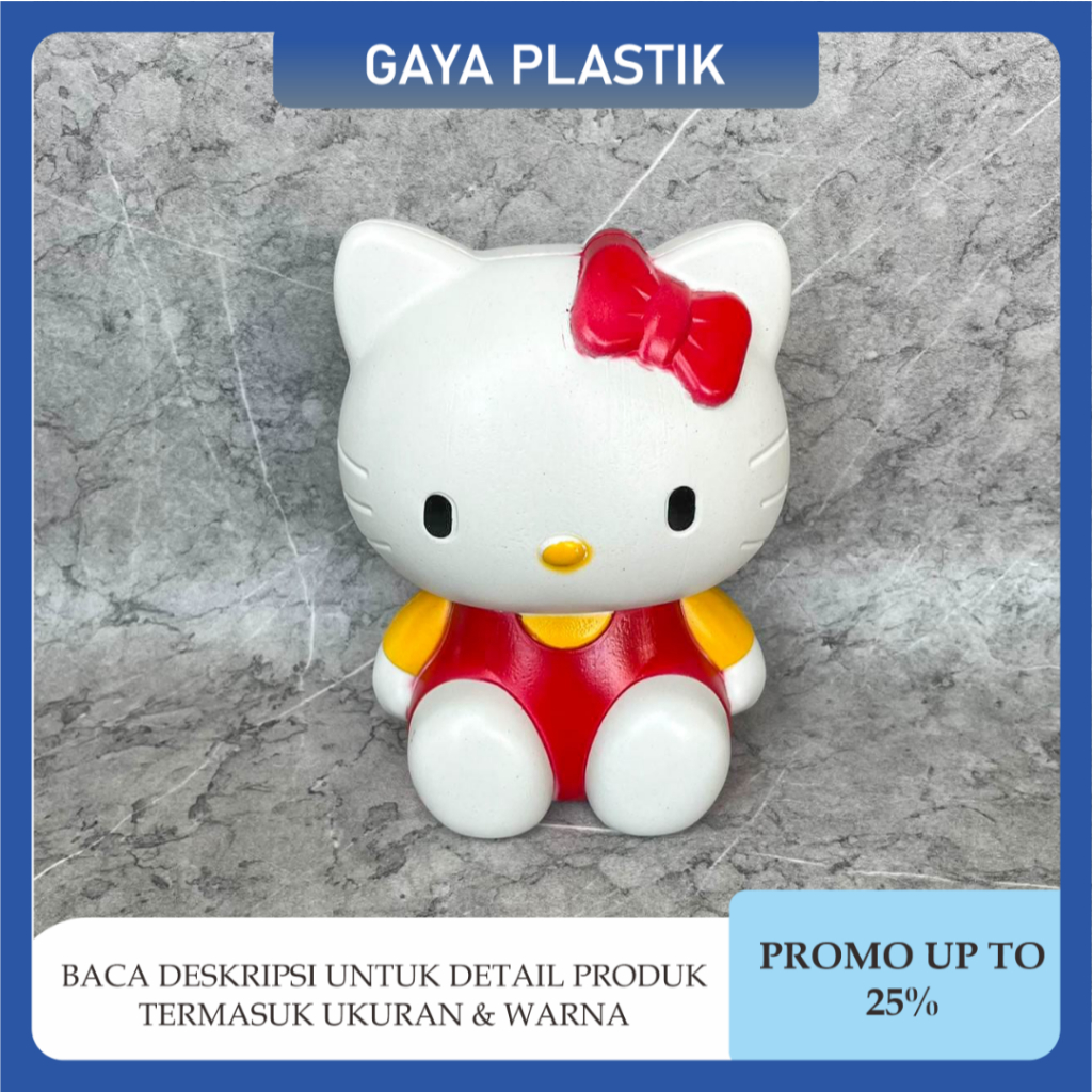 Celengan Karakter Bentuk Hello Kitty Celengan Motif Unik Hadiah Kado Souvenir