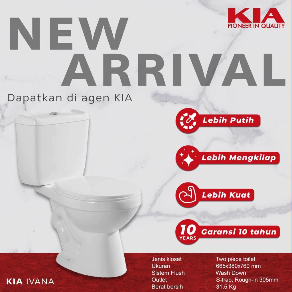 Kloset Duduk KIA IVANA 660 Monoblock / Toilet Duduk IVANA KIA
