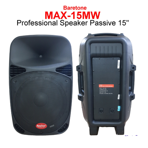 Professional Passive Speaker Baretone Max-15MW 15 Inch 600 Watt