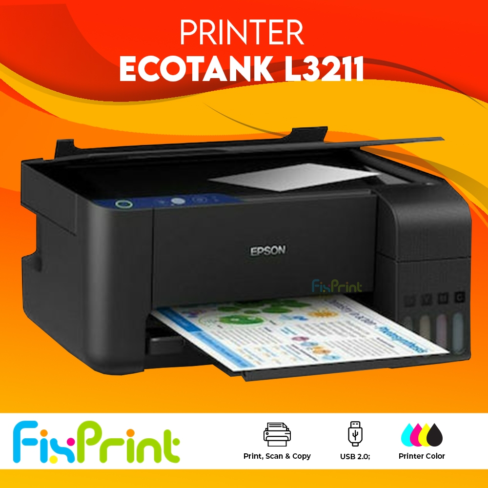 Printer Epson L3216 L3211 L3210 All in One Printer GARANSI RESMI
