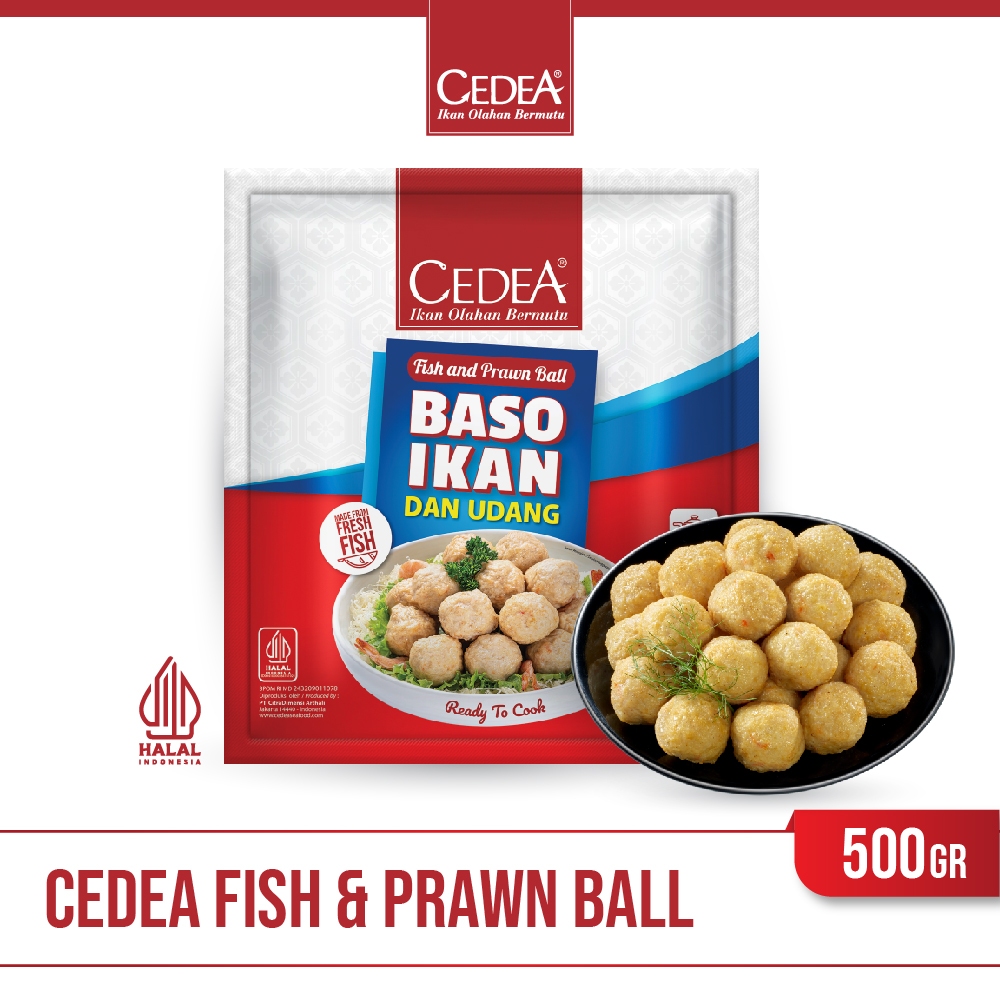 CEDEA Fish & Prawn Ball [500g]/ Bakso Ikan & Udang