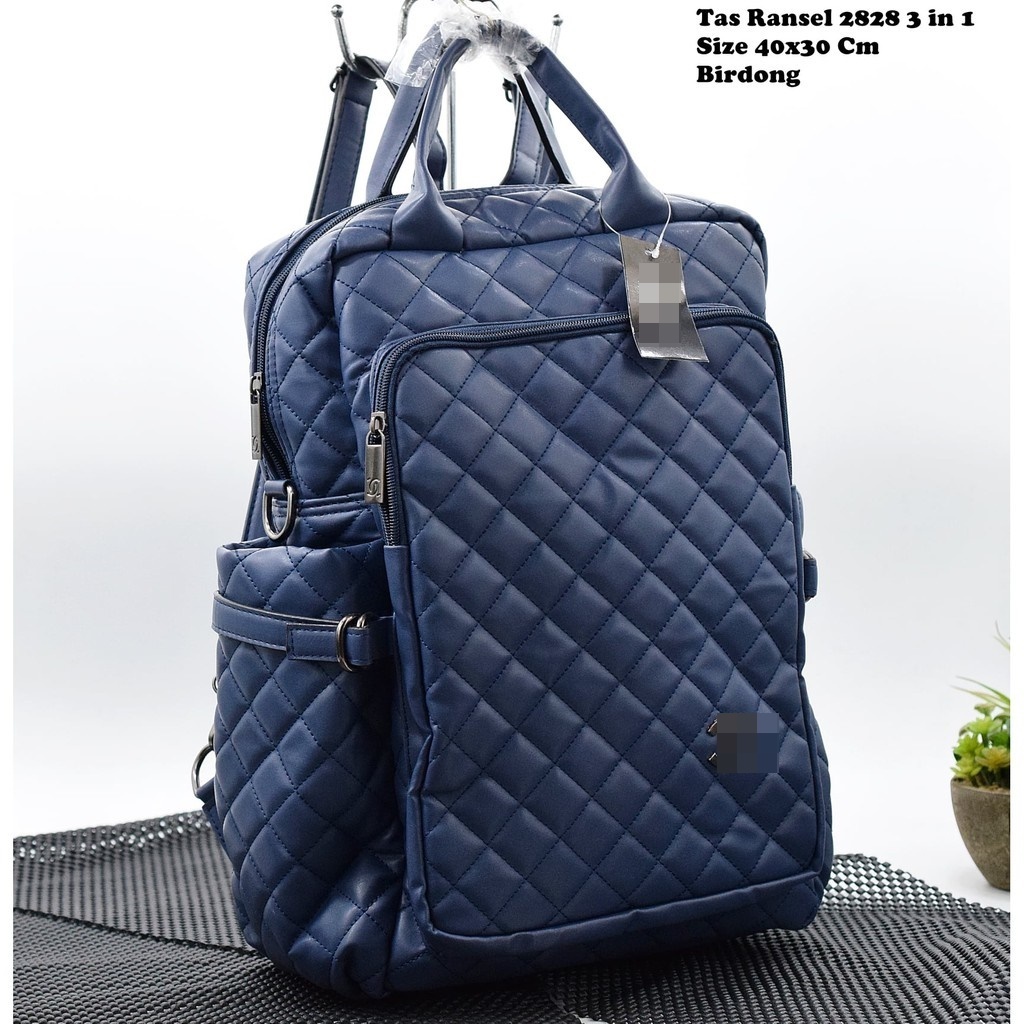 Tas CNL089  Ransel Laptop 3in1 Multifungsi Wanita Import Tas Batam