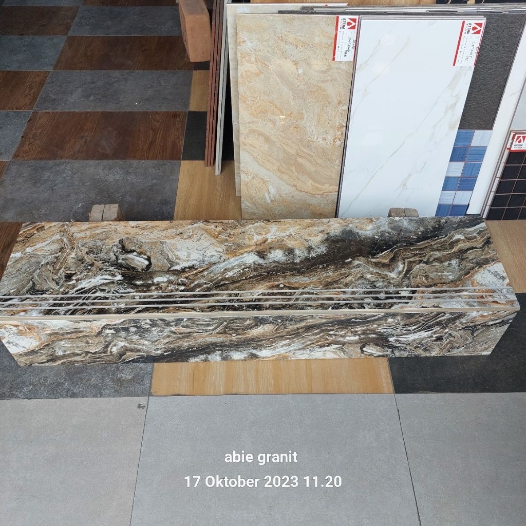 Tangga Granit Lantai 30x100 dan 20x100 Chapuchino citigress