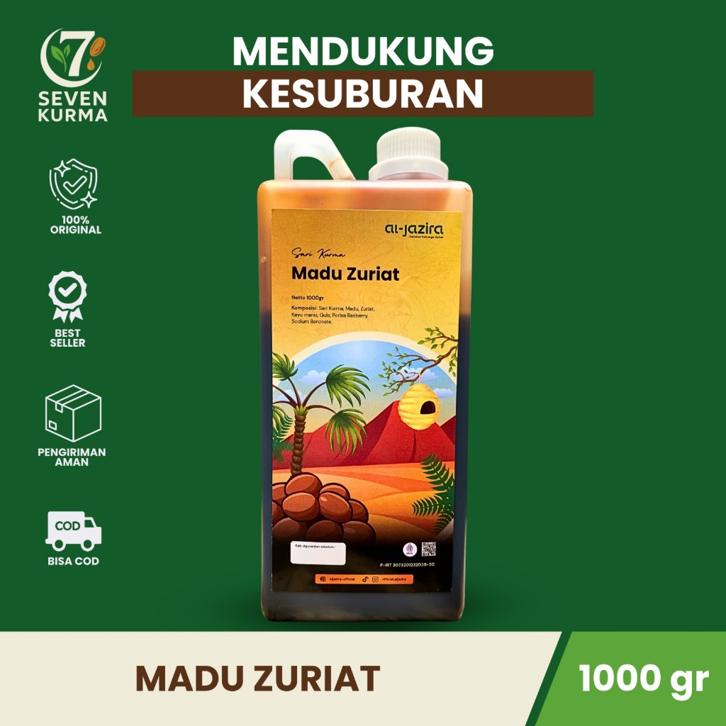 Madu Zuriat Original 1000gr  Meningkatkan Kesuburan Suami Istri & Promil
