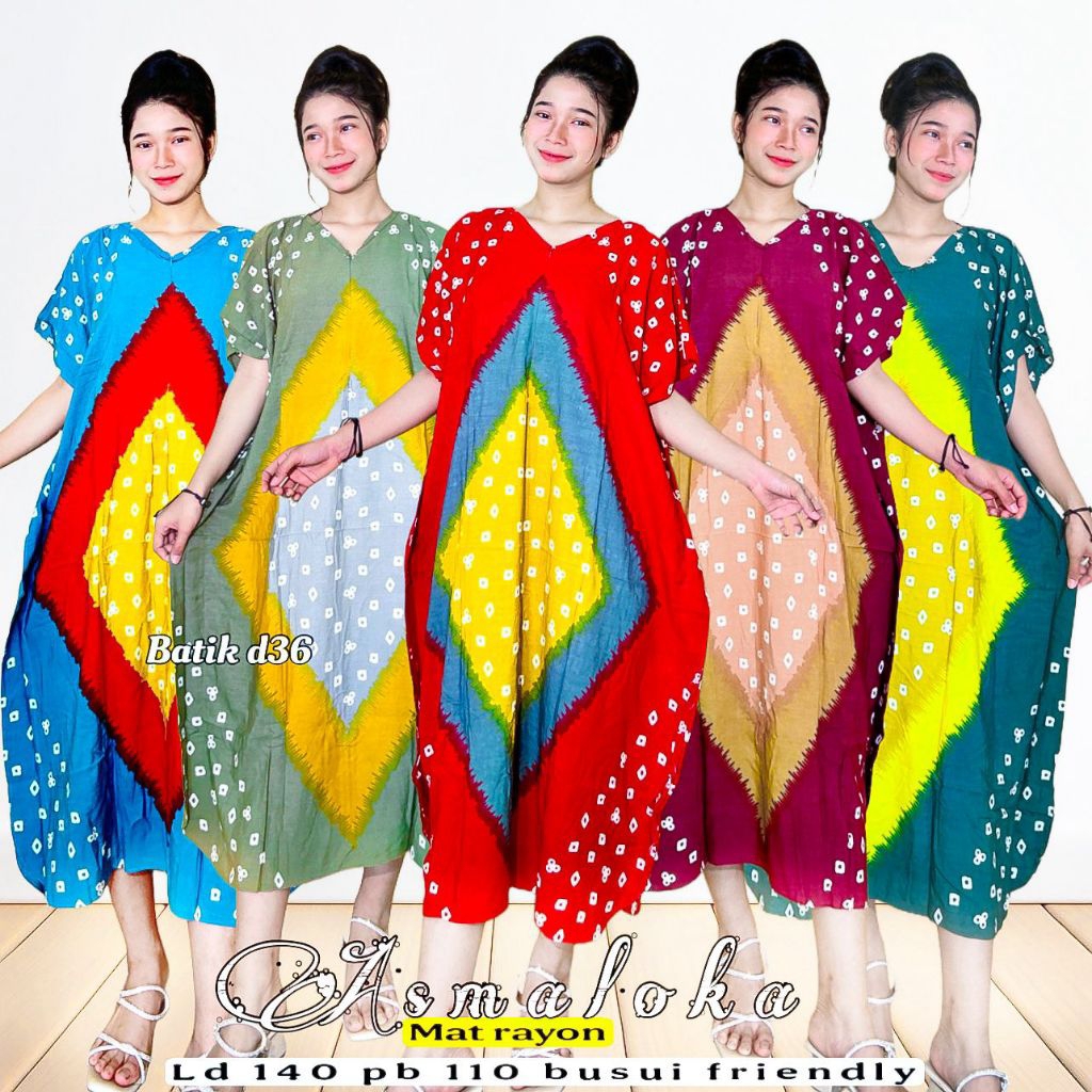 Baju Daster Wanita | Rayon Premium [Daster Batik] - lengan pendek