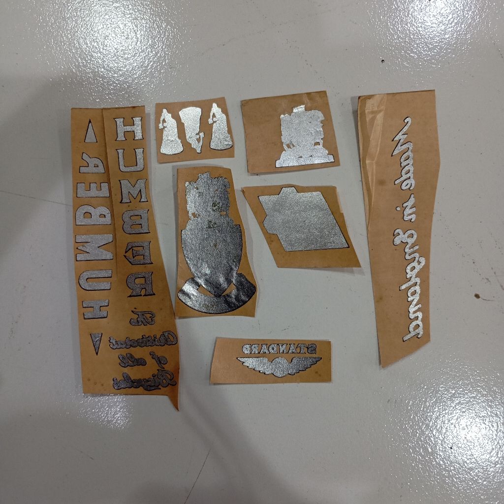 STIKER SEPEDA HUMBER SEPEDA ONTHEL JADUL