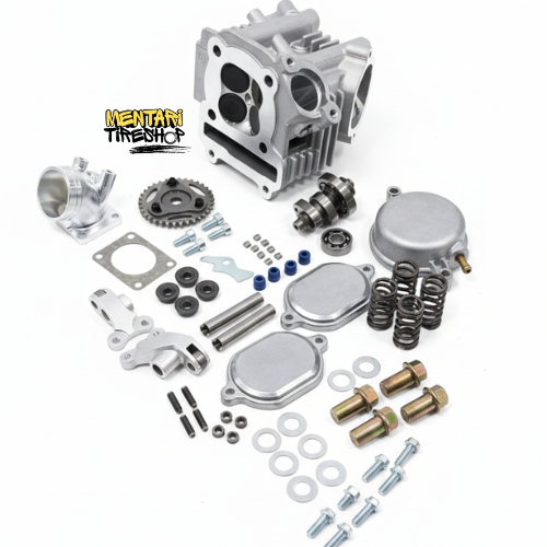 CYLINDER HEAD MIO 4V VALVE SILINDER HEAD MIO 4 KLEP 4 VALVE UKURAN 24 27 ORIGINAL MOTO1 RACING