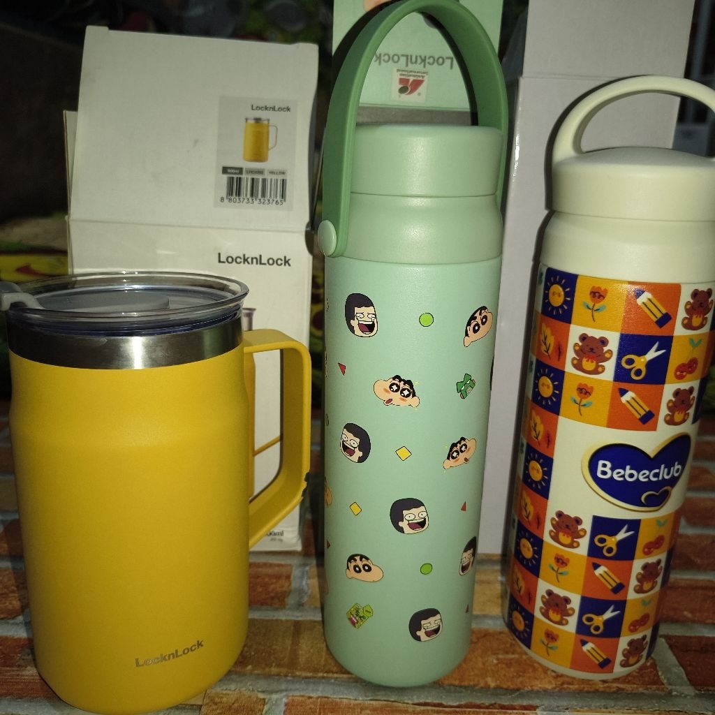 Tumbler Lock n Lock Shinchan, Lock n Lock Metro Mug, Tumbler bebelac murah