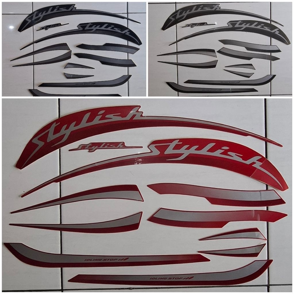 Sticker / Striping / Lis body motor Honda Scoopy Stylish 2019 ORIGINAL/ASLI