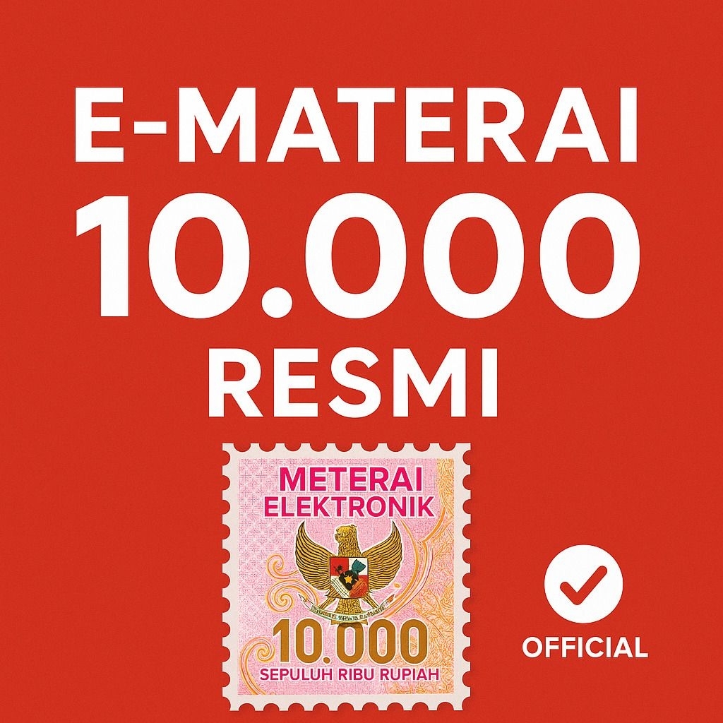 Ematerai/ Jasa Pembubuhan eMaterai
