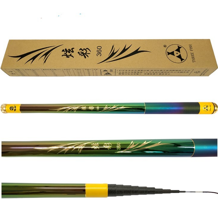 Joran Tegek Threefish XUAN CAI 360 450CM Ruas Pendek 38 CM