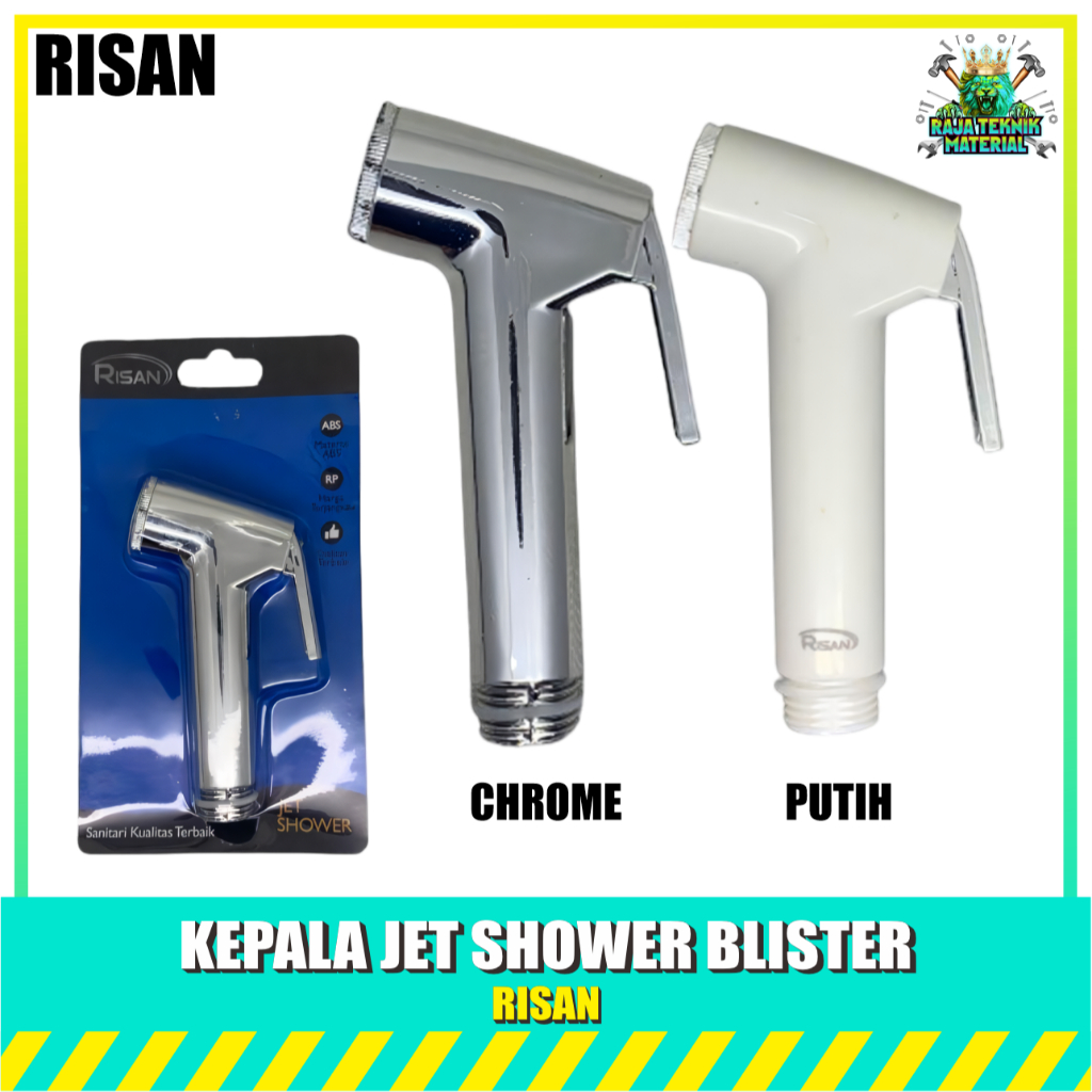RISAN Kepala Jet Shower Toilet - Kepala Shower Cebok / Kepala Bidet Toilet - Spray Shower Toilet