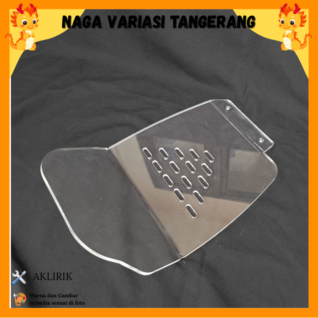 HONDA BEAT DELUXE SEKAT ATAU PEMISAH BAGASI BEAT DOWNDRAFT TRANSPARANT