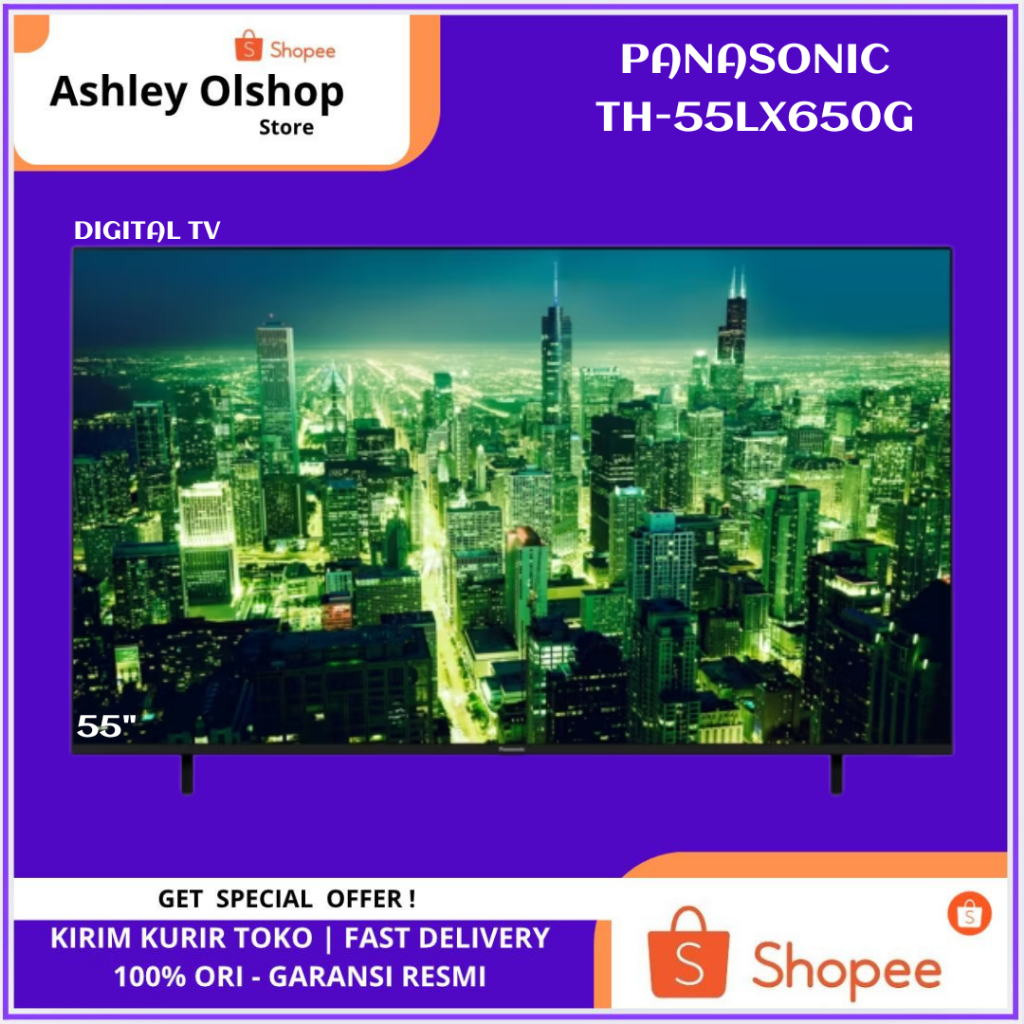TV Android Panasonic 55 Inch TH-55LX650G 4K Android TV 55 Digital TV
