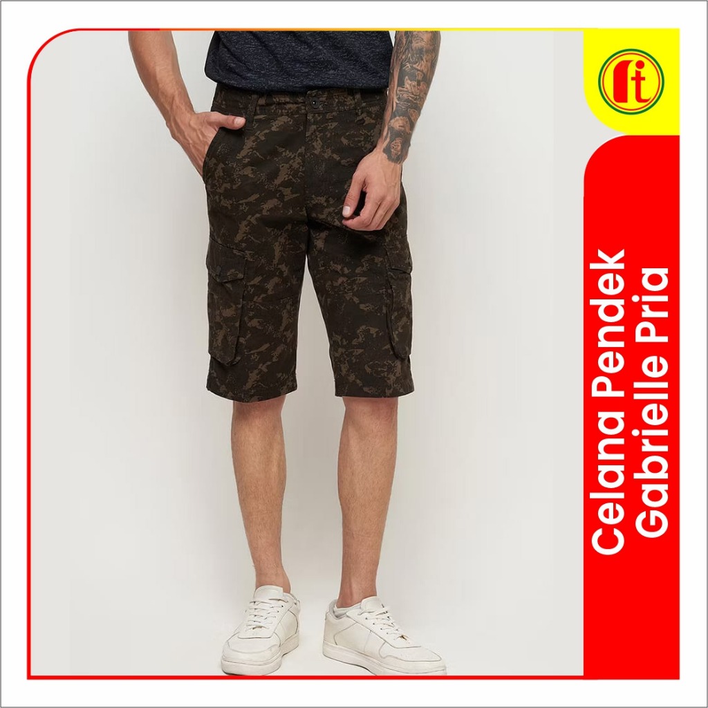Celana Pendek Cargo Motif Gabrielle Pria Dewasa - RITA