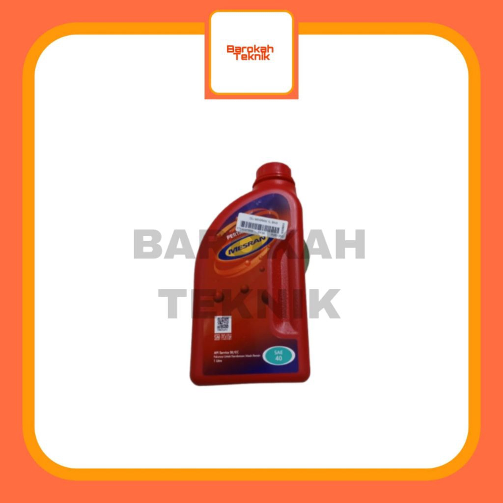 Oli Mesin Bensin 1Liter / Oli Mesran 1Liter Bensin SAE 40
