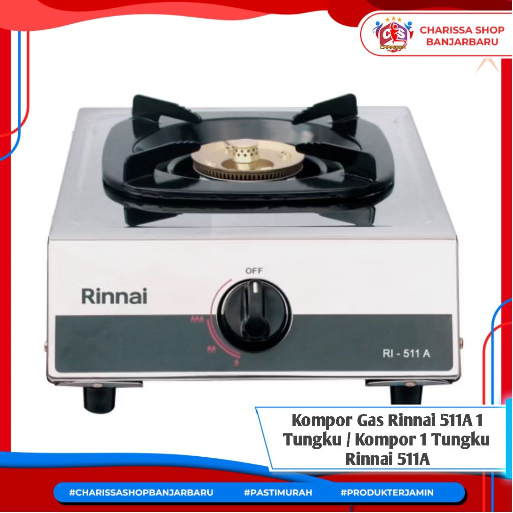 Rinnai 511A 1 Tungku Kompor 1 Tungku Rinnai 511A