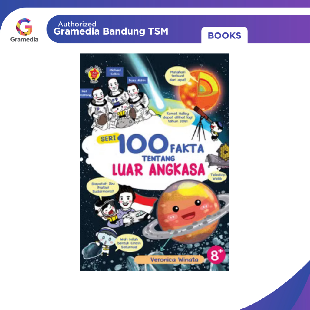 Gramedia TSM Bandung - Seri 100 Fakta tentang Luar Angkasa