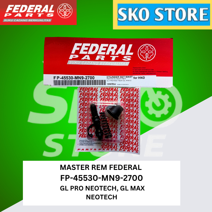 Master rem FP-45530-MN9-2700 Cylinder Silinder Set Master Federal Piston Silinder Rem GL PRO NEOTECH