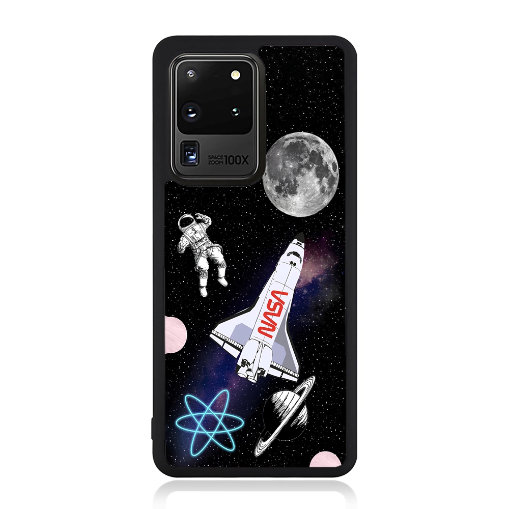 Case Samsung Note 20 10 9 8 7 Plus ultra Lite TPU  Softcase Custom Nasa Space Astronouts
