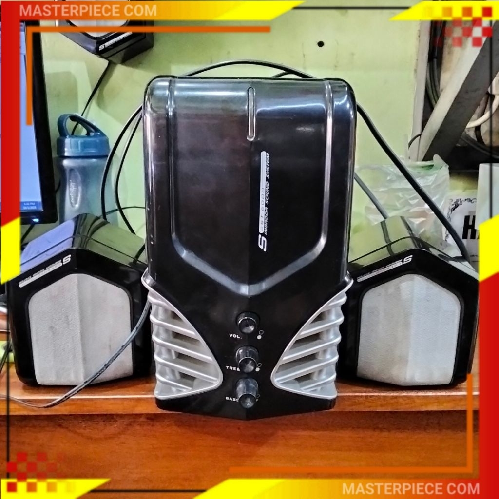 SPEAKER SIMBADDA SOUND SYSTEM CST 6000 2.1 SUBWOOFER BEKAS SECOND