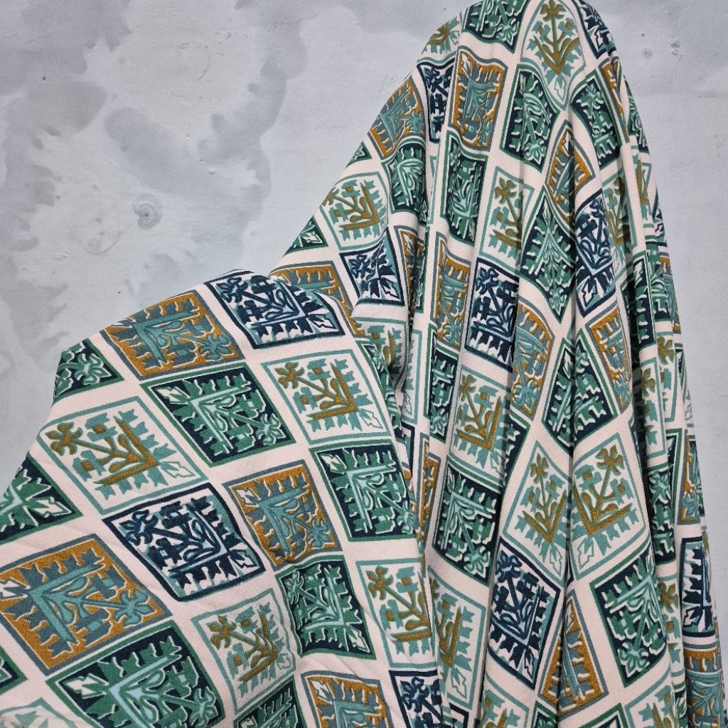 Kain Arabian Crepe Premium Motif - Kain Arabian Crepe Motif - Harga Tertera 0,5 Meter