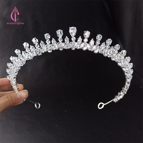 Armenia zircon crown  - Mahkota Pengantin zircon Viral - Aurel Crown