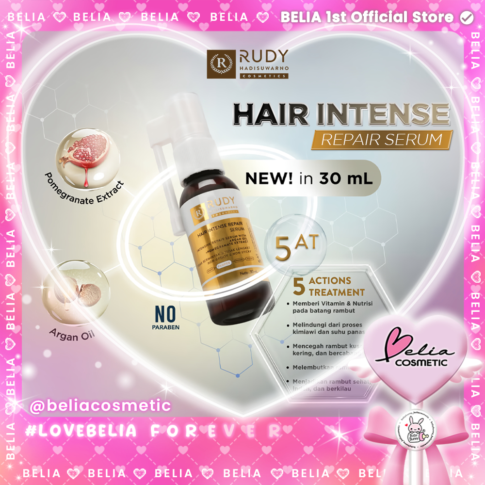 ❤ BELIA ❤ RUDY Hadisuwarno Cosmetics Hair Intense Repair Serum 30 ml | Argan Oil | Pomegranate