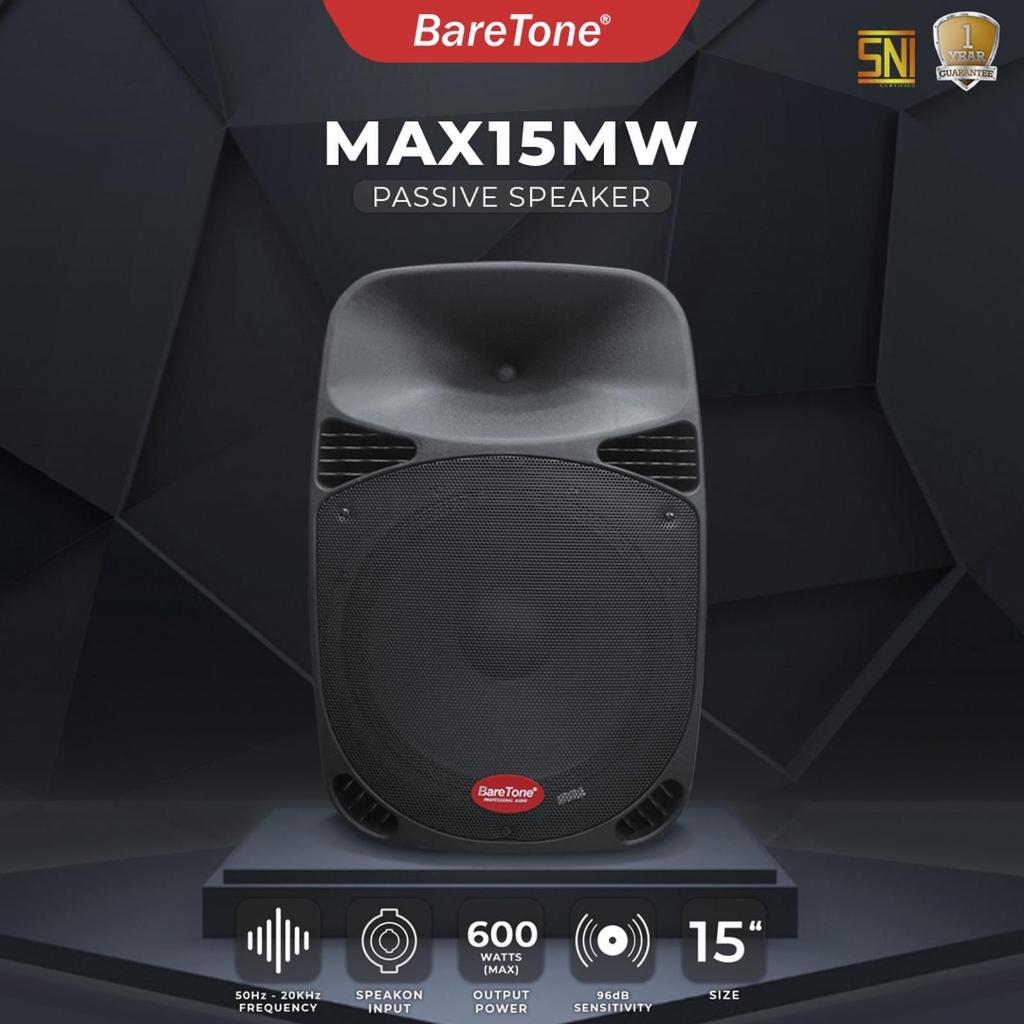 Speaker pasif baretone 15 inch max15mw Max 15Mw pasive pasif