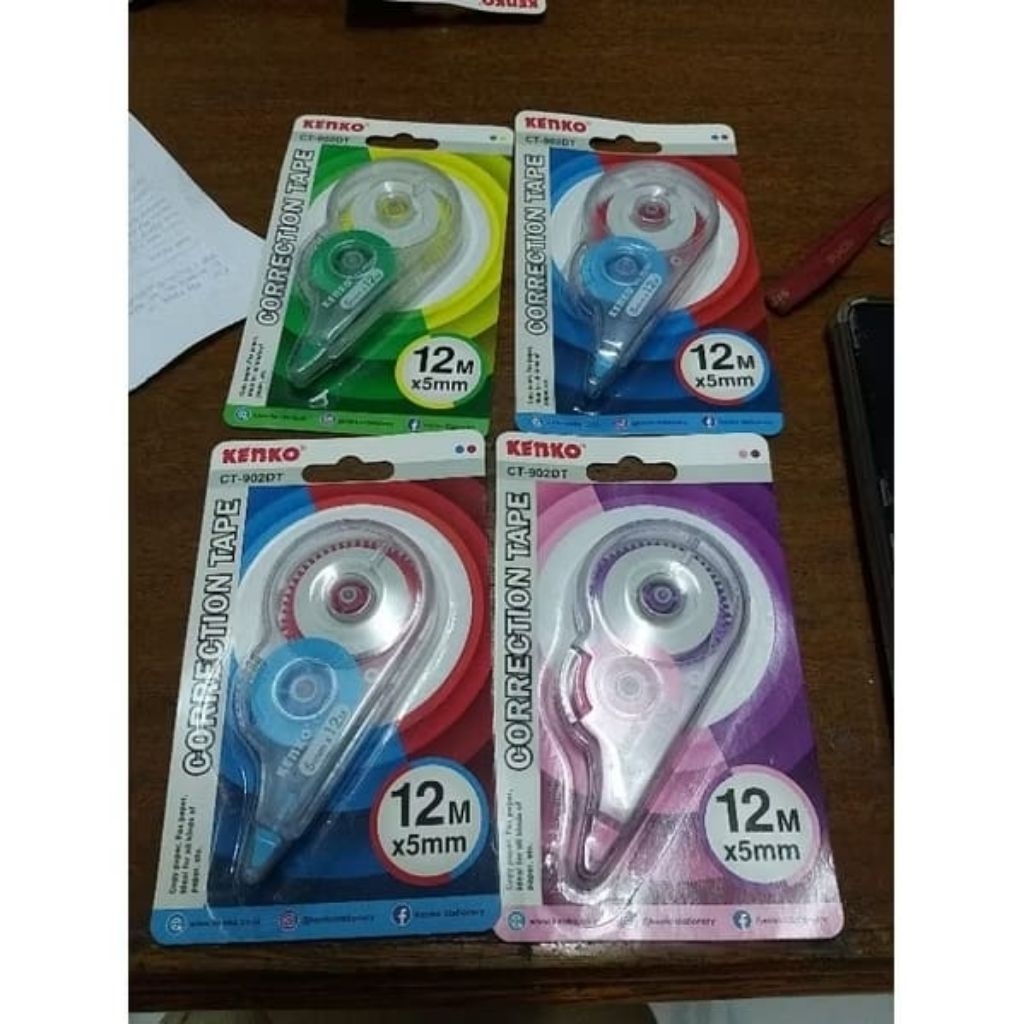 [PCS] CORRECTION TAPE KENKO CT-902DT 12M x 5MM