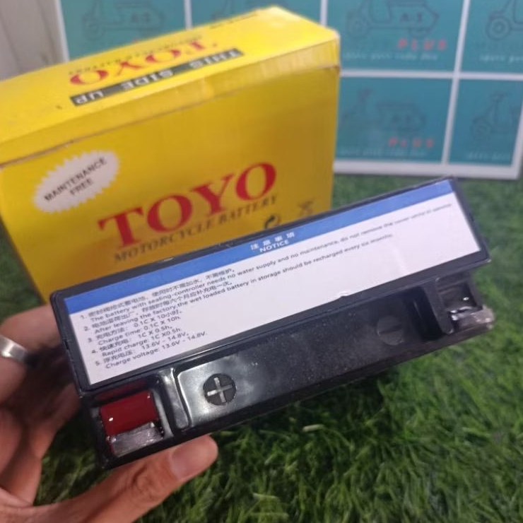 AKI BUAT MOTOR TIGER / REVO / ACCU SCORPIO GM7B-4B ORIGINAL TOYO